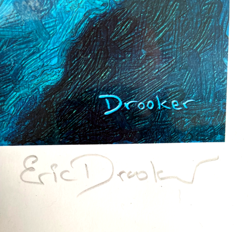 New Yorker Cover Art by Eric Drooker/ SIGNED PRINT/ Library Lions/ Beautiful - Picture 3 of 3