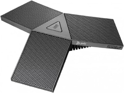 Poly Table Expansion Microphone: Contains Mic Array with mute button and a 7.6m/