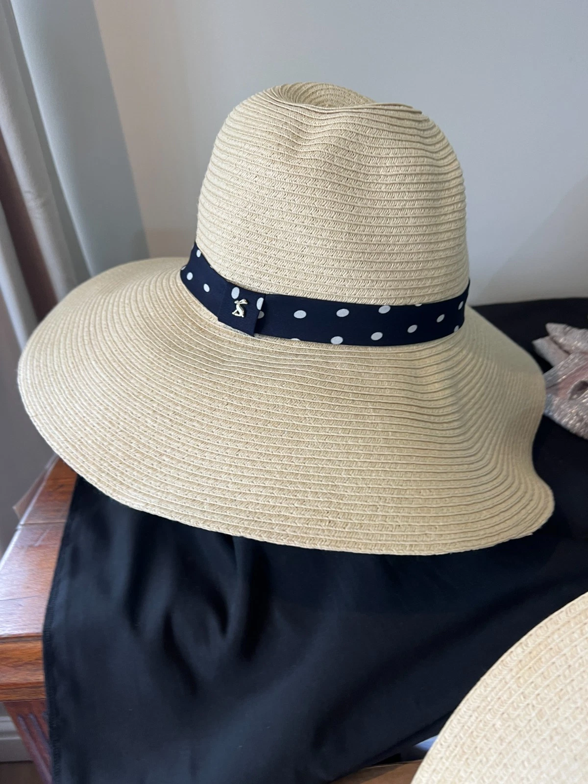 JOULES Sia Sunhat Hat Wide Brim Fedora Sun Hat - Natural