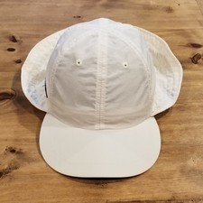 Columbia Fishing Hat Youth Kids Junior White Adjustable Neck Flap