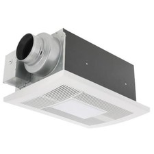 Panasonic FV-0511VHL1 110 CFM 0.7 Sone Exhaust Fan with Heater and Light - White