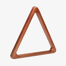 Heavy Duty Billiards 8 Ball Wooden Pool Balls Rack Triangle Holder - Mahogany