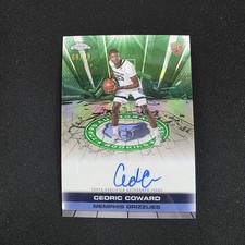2025-26 Topps Chrome - Cedric Coward #TAUR2-CC Rookie Autograph Green SP #/99 NM