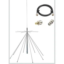 Scanner Discone Antenna GMRS CB UHF VHF HF AIR FM FRS HAM