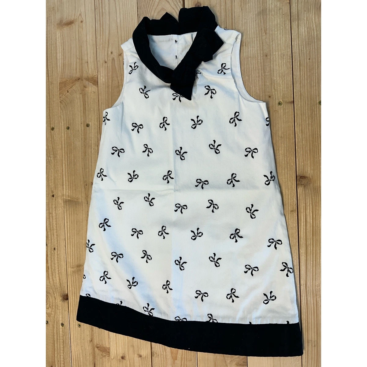 janie and jack black dress Janie & Jack Black and White quilted dress. Size 3T main image 1