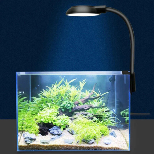 USB 5w LED AQUARIUM CLIP ON LED LIGHT UNIT BLUE & WHITE LED FISH TANK MINI LIGHT - Picture 6 of 12