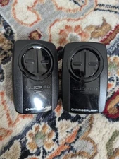 used Chamberlain Clicker KLIK5U 2 Button Garage Door Opener Set Of 2