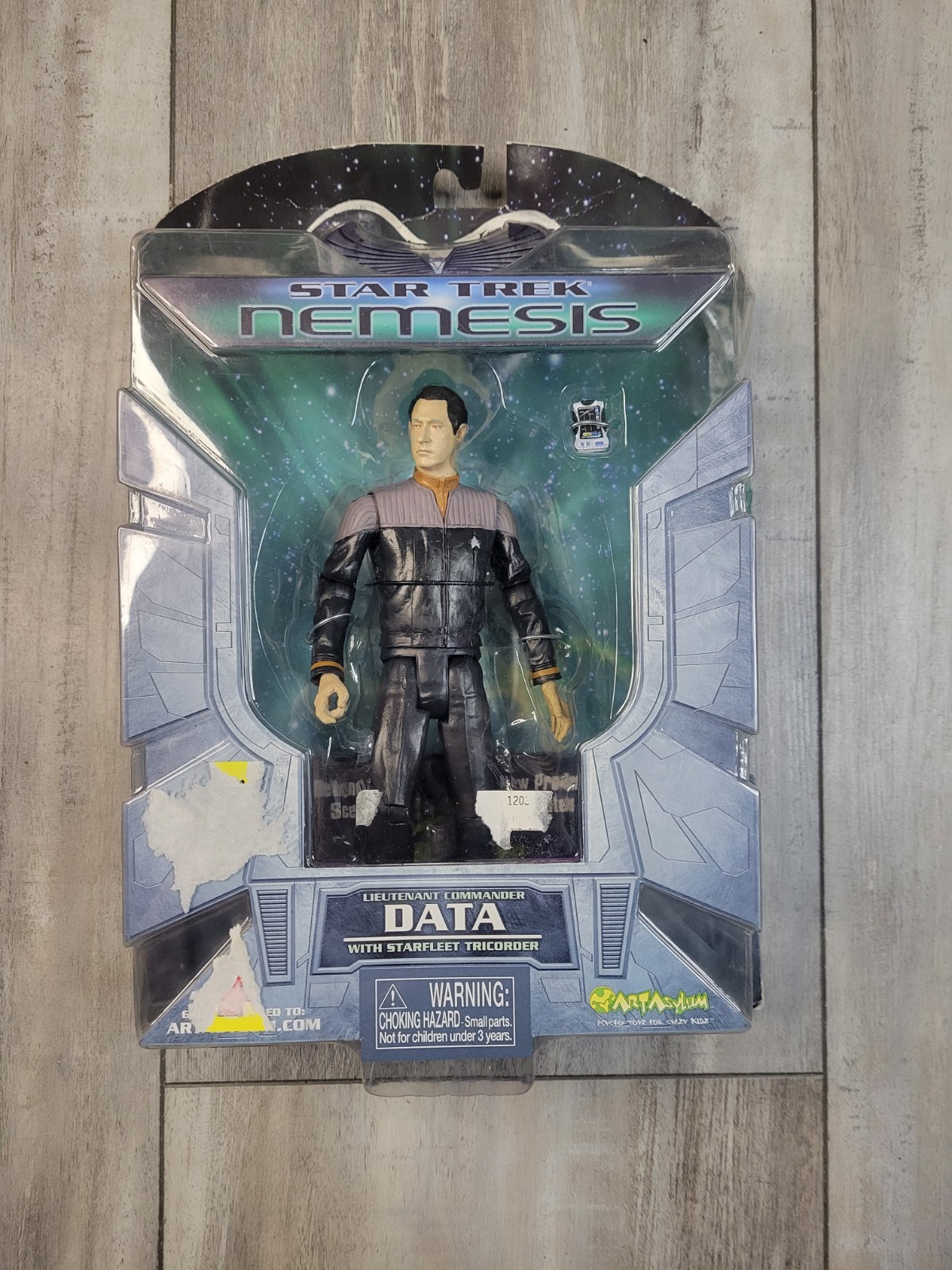 Star Trek Nemesis Data Action Figure, Art Asylum NEW