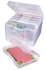 6947ZZ Photo Craft Organizer Set, Large Box with 5 Plastic Storage Cases ...
