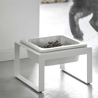 Yamazaki Futternapf Katze Hund Wassernapf Fressnapf Metall Keramik 15x10x15cm - Bild 1 von 4