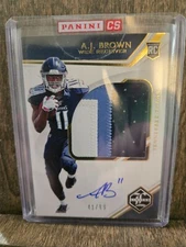 AJ Brown 2019 Panini Limited Jumbo Rookie Patch Autograph Auto /99 RC #151 RPA