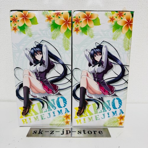 High School DxD Akeno Himejima Rias Gremory Swimsuit Figure Set FuRyu Japan NEW - Picture 4 of 9