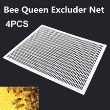 4PC 10 Frame Plastic Queen Bee Excluder, Separation Grid Beekeeping Hive Tool-