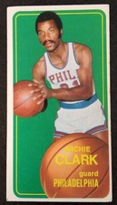 Philadelphia 76ers NBA Sports Card Archie Clark 1970 Topps 105
