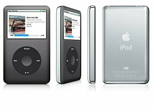 New Apple iPod Classic 7th Generation 160GB Black Silver Mp3 Player