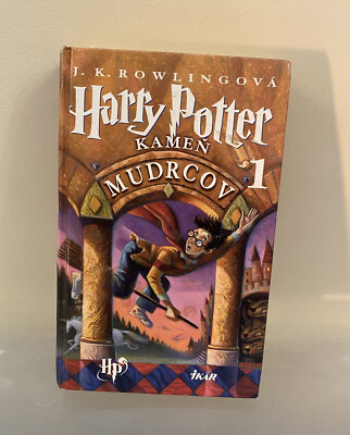 First Edition Slovakian Translation Harry Potter Philosopher s Stone Book