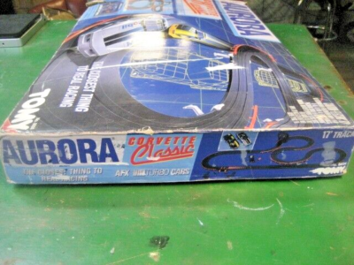 AFX TOMY RACE SET #8604 Corvette Challenge COMPLETE With serviced