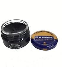 Saphir Creme Surfine Cream Shoe Polish Black 50ml