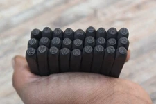 27 Pcs Steel Alphabets A to Z Letters Set Metal Wood Leather Punching Die Stamp