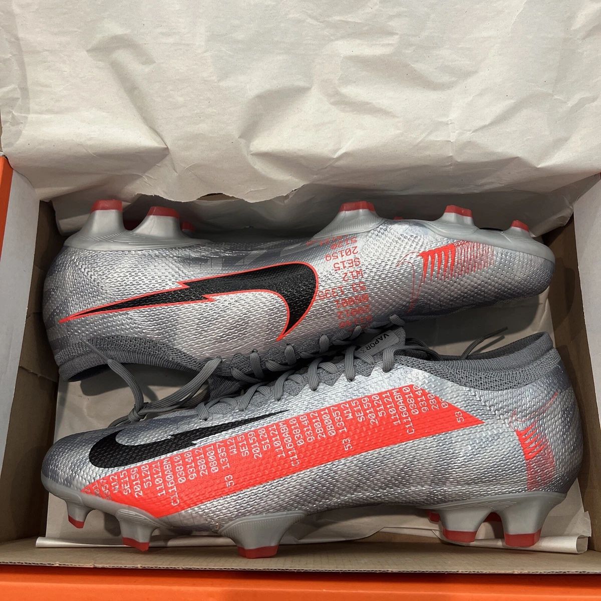 Nike Mercurial Vapor 13 Pro FG Metallic Grey Crimson for Sale