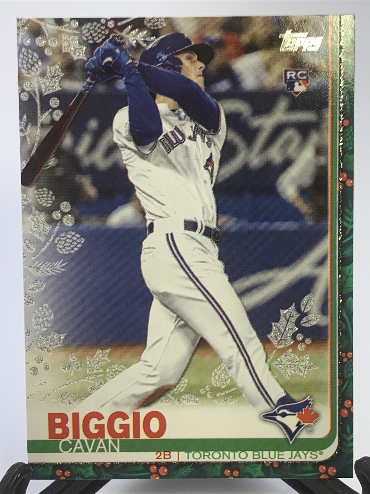 CAVAN BIGGIO 2019 Topps Holiday Snowflake METALLIC SP RC #HW189 BLUE JAYS