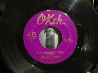 MAJOR LANCE-The Monkey Time/Mama Didn't Know/Okeh 45-Strong VG player/1963-Soul