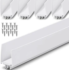 Pickmesh 4 Pcs 36 Inch Adjustable Storm Door Bottom Sweep for Door Seal 1 to 1-2