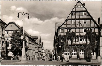 CPA AK Bad Wildungen- Fachwerkhauser am Markt GERMANY (1024871)