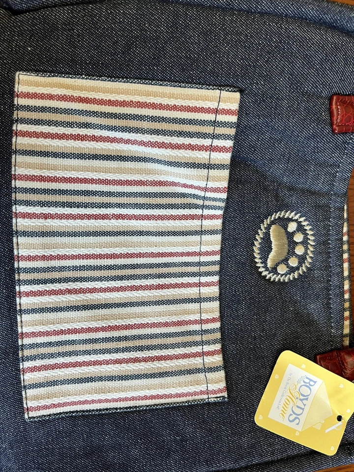 Boyd’s Bears 2006 Buffs Home Denim Y Rojo Blanco Y Azul Rayas Monedero Abierto Foto 4 de 4