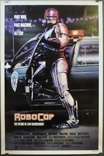 Robocop 1987 ORIGINAL 27X41 ROLLED NR MINT MOVIE POSTER PETER WELLER NANCY ALLEN