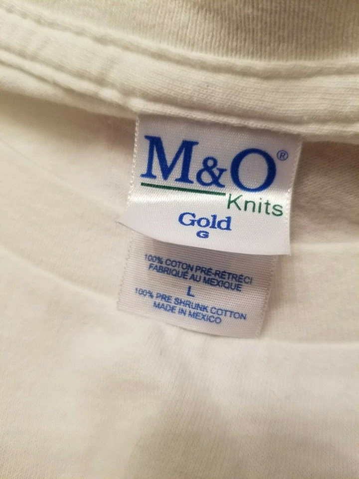 M&O Knits Mens Shirt Size L Large Multicolor Proud To Be An American Eagle Flag - Image 3 of 4