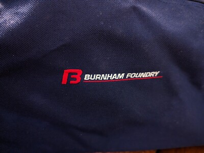 LARGE Gemline Burnham Foundry Duffle Bag Zanesville Ohio BF Burnham Boilers