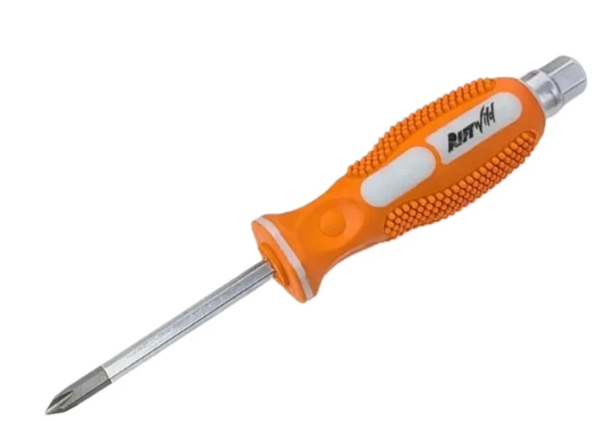 Genuine JIS Metric Screwdriver Solid Tang Single Screw Driver Size