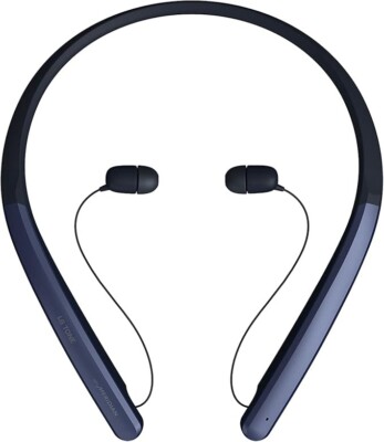 LG Tone FLEX HBS-XL7 Wireless Headset Bluetooth Blue Headphones USED
