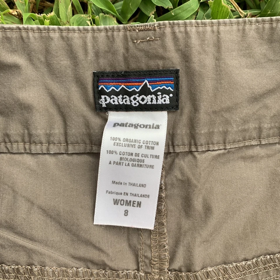 Patagonia Woman’s Size 8 Brown Super Cali lightweight Cargo Hiking Gorpcore - Image 4 of 4
