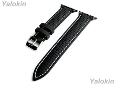 Black Band Strap Set with Adapters for Apple 40mm Watch All Series (B-MHLS)