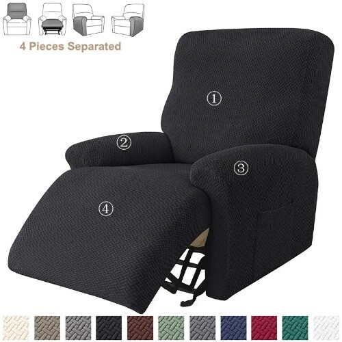 Split TJacquard Recliner Cover Elastic Lazy Boy Chair Covers Couch