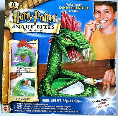Harry Potter Snake Bites Candy Maker Mattel 55456 NOS Sealed