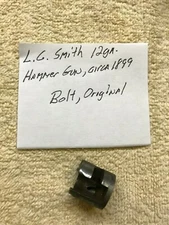 L.C. Smith 12 ga Hammer Gun, Bolt, original