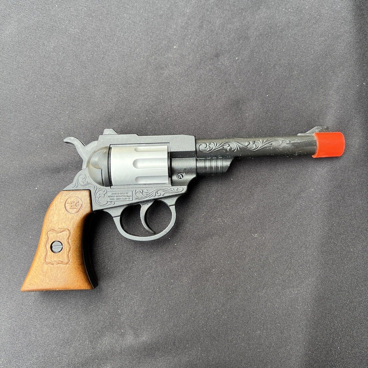 Vintage Edison Giocattoli 8 Shot Cap Gun Made in Italy 50019