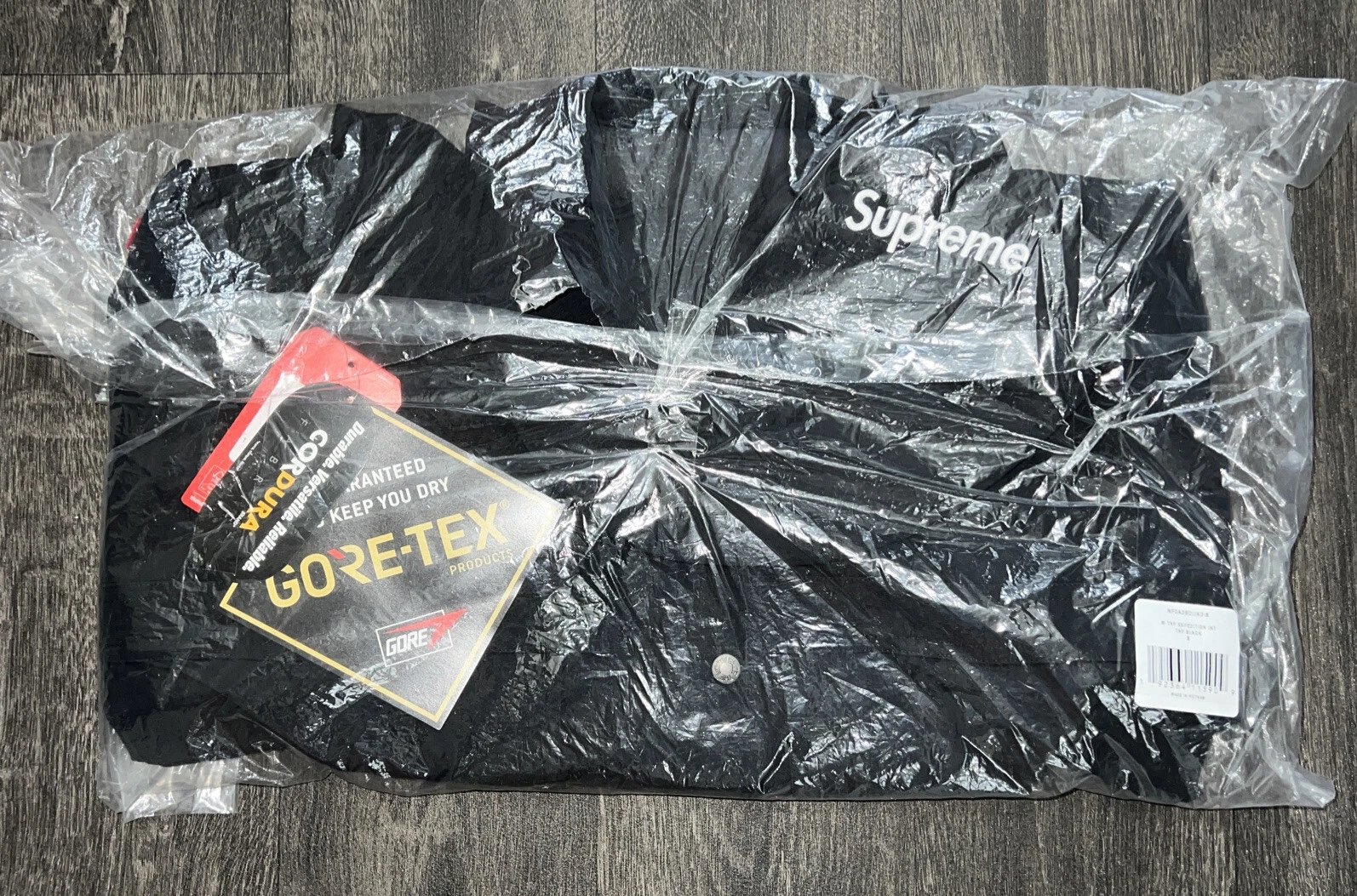 Veste d'expédition Supreme X TNF ! Noire ! Taille Petite ! Neuf avec étiquettes ! FW18 !! 100 % Très rare !D/S !
