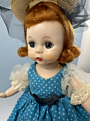 Muñeca Madame Alexander 8" 1955 "Little Edwardian" #415 Pelirroja 1953-55 De colección SLW - Imagen 6 de 24