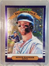 2019 Panini Donruss Optic Mitch Haniger Diamond King Purple Stars Prizm #100/125