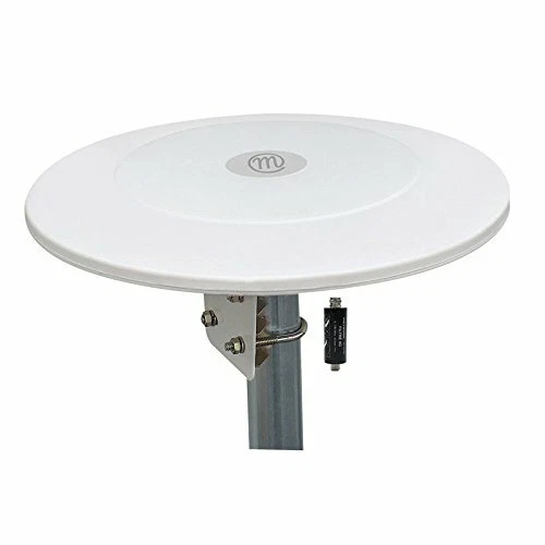 Antenna TV amplificata OMNIDIREZIONALE UHF VHF FM camper barca METRONIC 427016