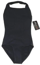 Theatricals Dancewear Leotard Bodysuit Halter Open Back TH5508 Black New Women