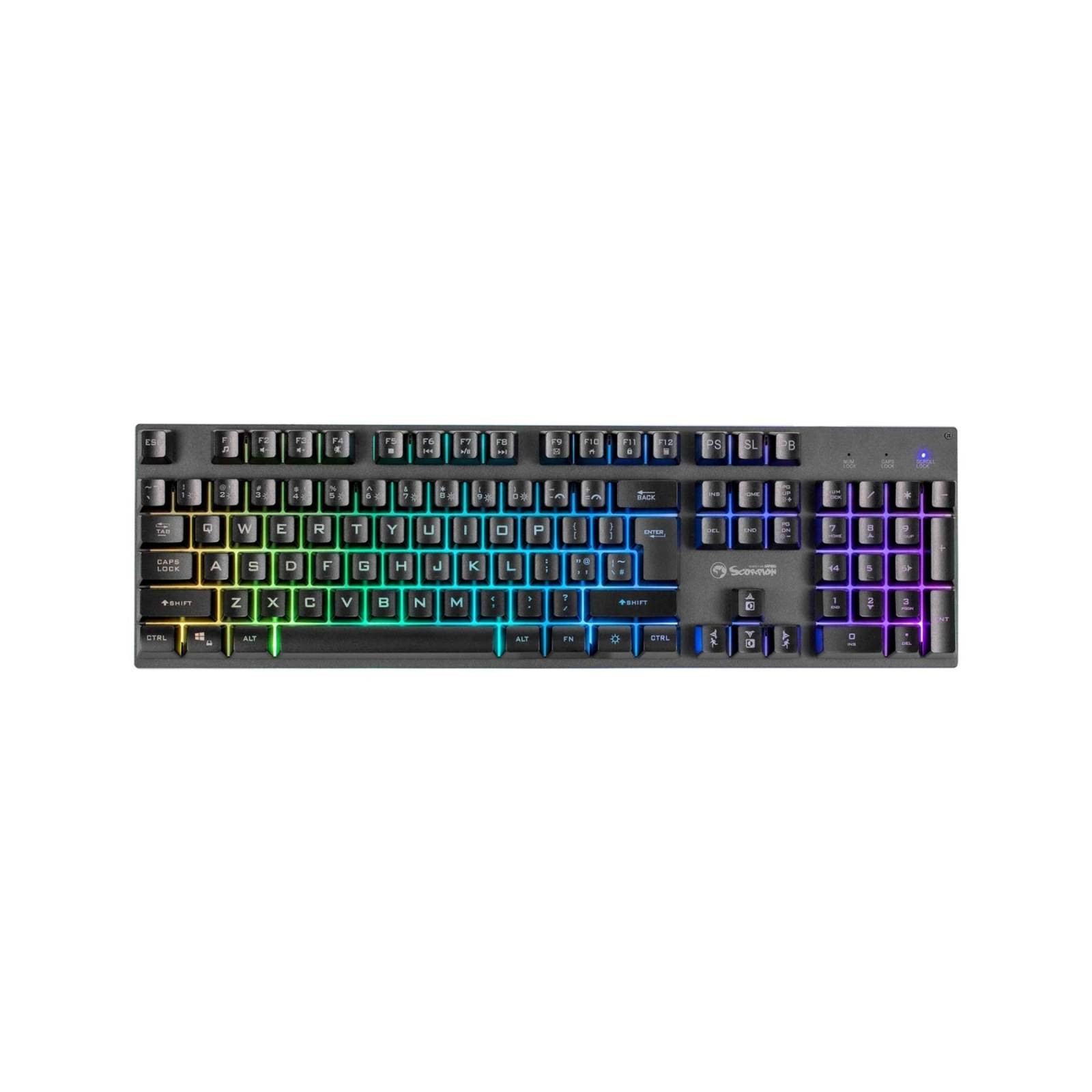 Marvo Scorpion K604 Soldat 20 Wired Rgb Multimedia Uk Layout Gaming Ke - Image 4