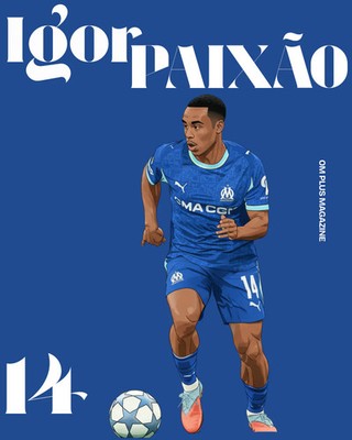 IGOR PAZAO POSTER, CLUB OM, FUSSBALL, HQ