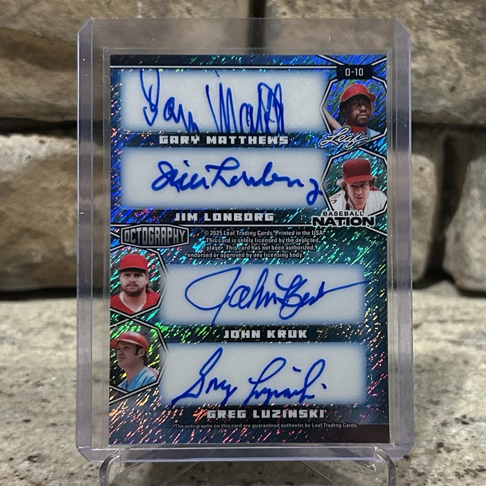 2025 Leaf Baseball Nations Octograohy 1/1 - Изображение 2 из 2