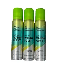 3x Designer Imposters Wanna Play? by Parfums De Coeur Body Spray 2.5oz/75ml