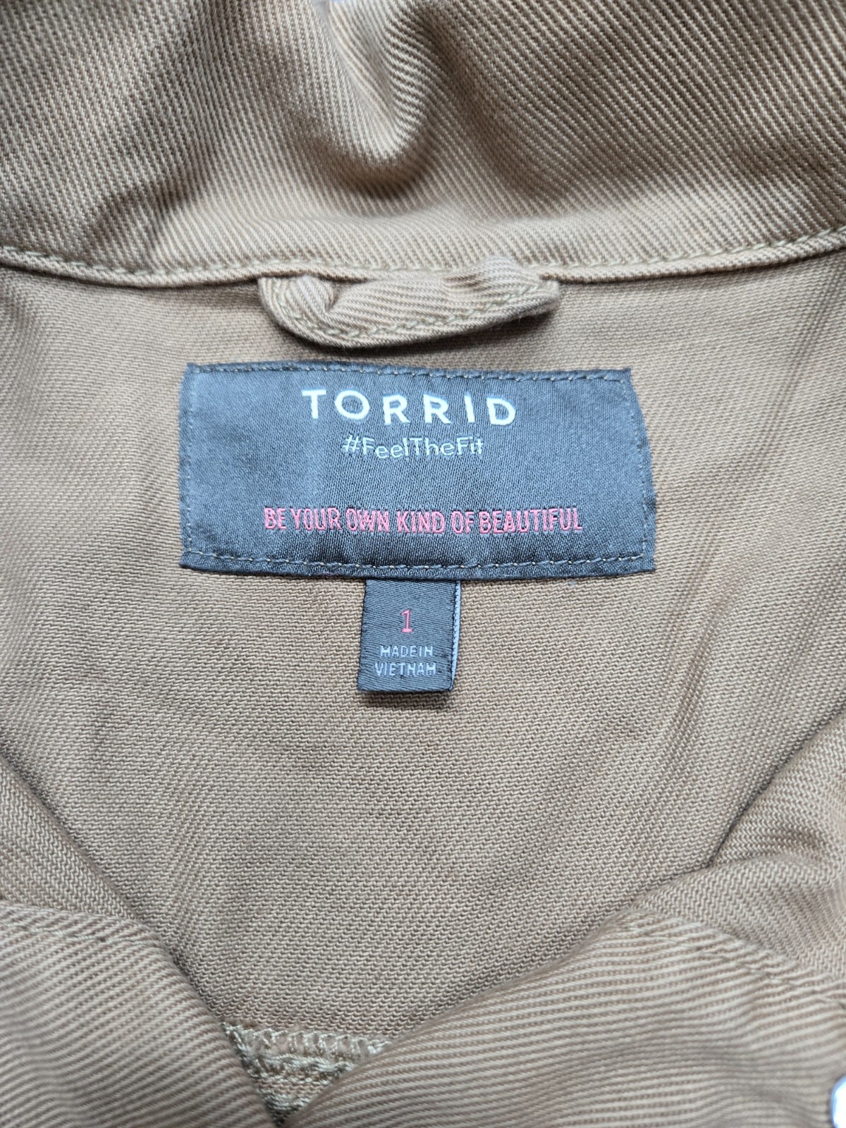 Torrid Corduroy Jean Jacket Java Tan  Torrid Size… - image 5